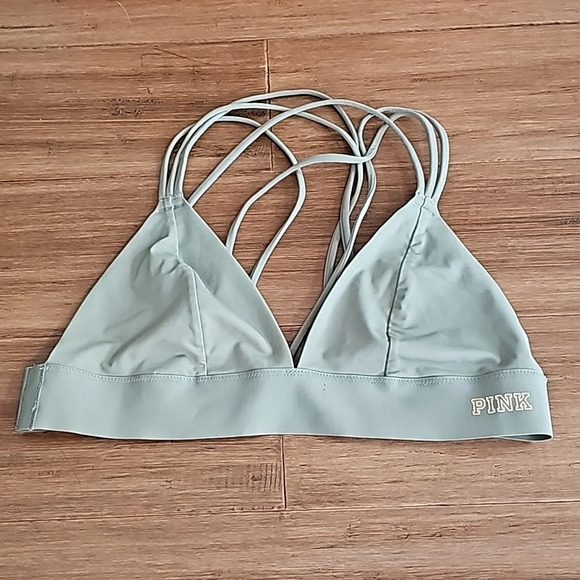 Victoria’s Secret PINK BONDED STRAPPY BRALETTE - Picture 1 of 1